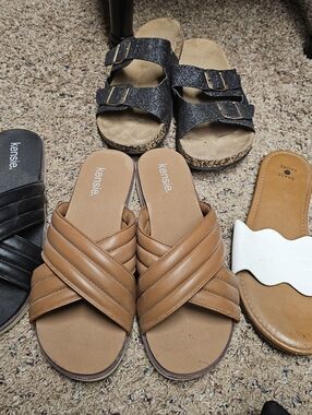 Lot Of Womens Summer Sandals Size 9/10